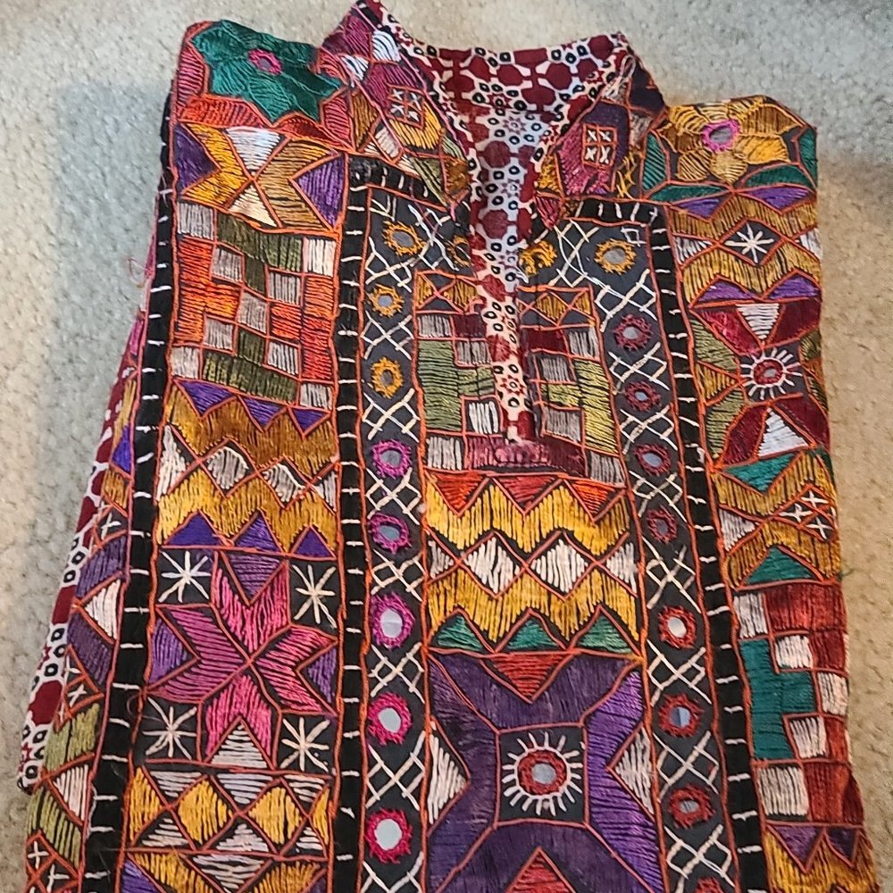 Pakistani, indian style kurta ajrak